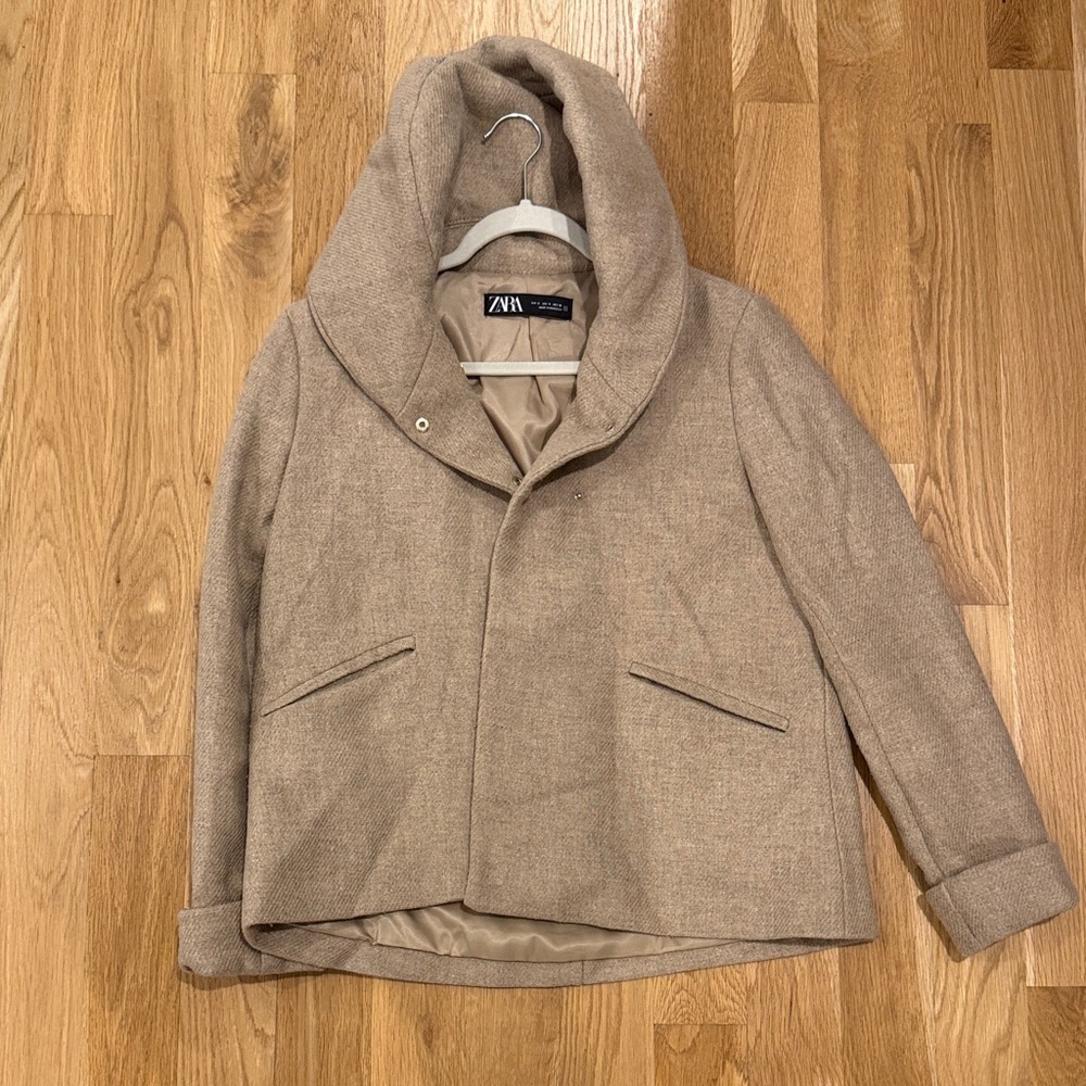 Zara Tan Pea Coat